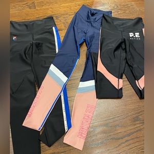 P.E. Nation Workout pants. Selling 3 together size xs.